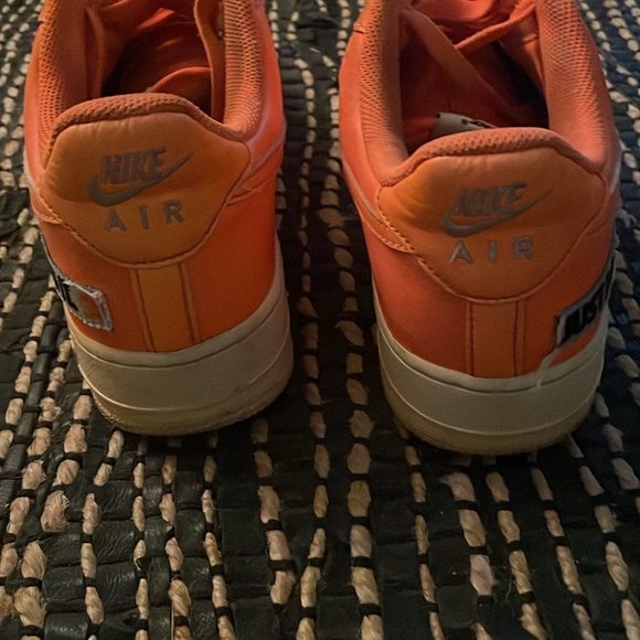 Nike Air Force 1 '07 LV8 JDI Leather Total Orange Mens Sz 10 - Picture 5 of 9